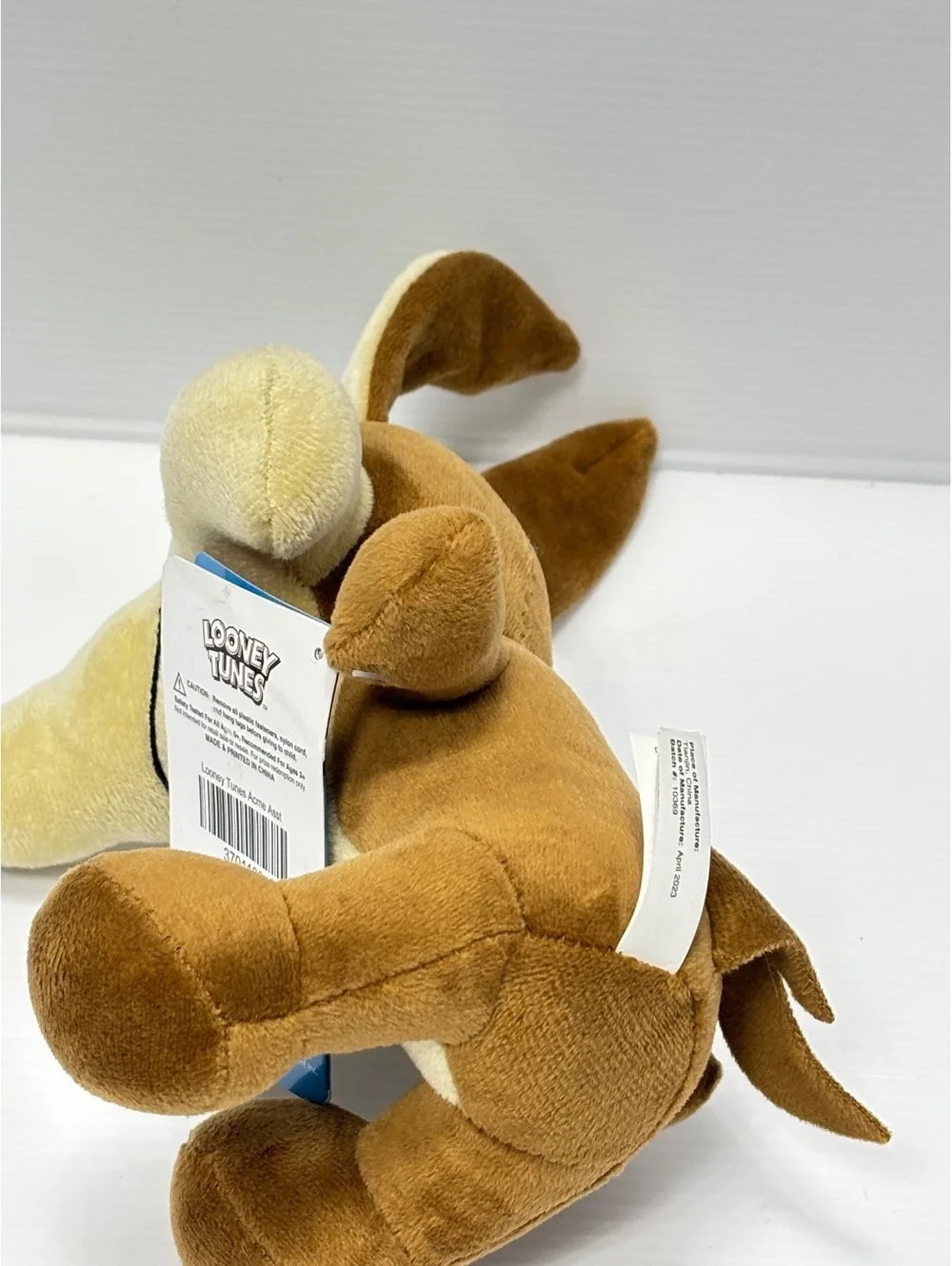 Looney Tunes Wile E. Coyote Plush Toy with Original Tag, Approximately 9 Inches
